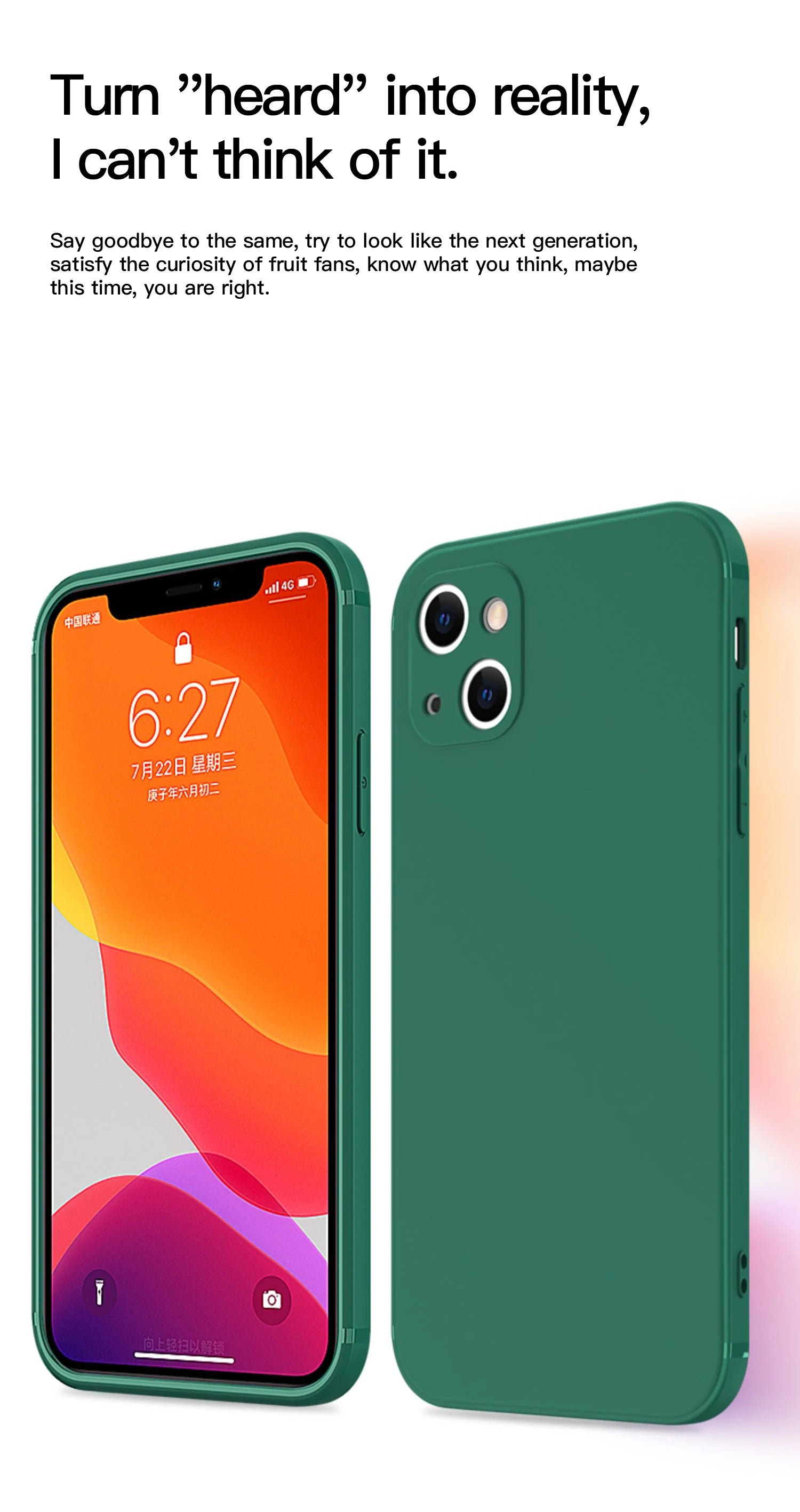 Original Liquid Silicone Phone Case For iPhone 17 16 15 14 13 11 12 15 Pro Max Mini X XR XS 7 8 Shockproof Back Cover